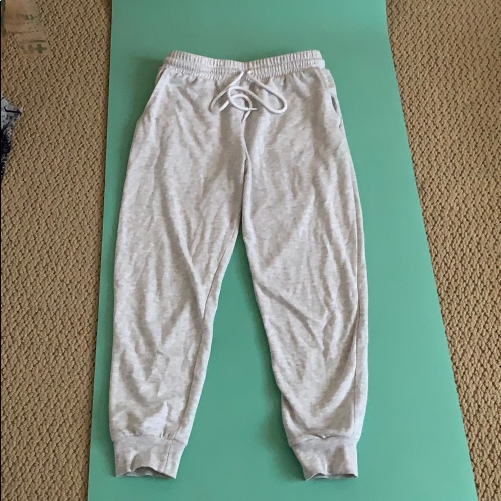 Light grey sweat pants